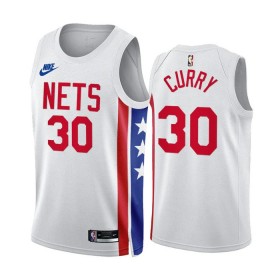 Dres Brooklyn Nets Seth Curry 30 2022-23 Classic Edition Bijela Swingman